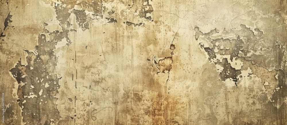 Aufkleber retro style copy space image featuring an old aged cement or stone texture symbolizing a vintage gru