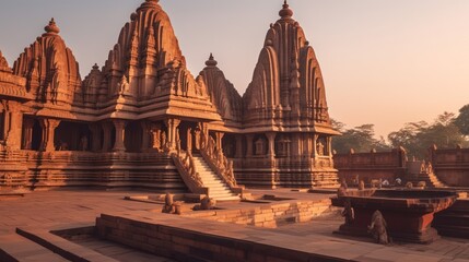 Fototapeta premium Ancient Hindu Temple in India