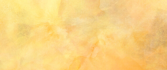 Yellow and orange summer vector watercolor background. Hand drawn wallpaper design for cards, flyers, poster, banner, cover design, invitation cards, prints. Summer heat illustration for design.