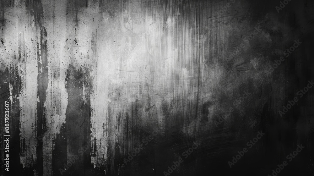 Poster abstract monochrome textured background with dark and light gradients, perfect for artistic and desi