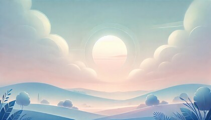 sunrise over the mountains