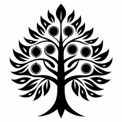 vector illustration of a tree