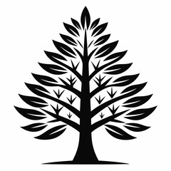 Obraz premium vector illustration of a tree