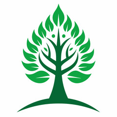 vector illustration of a tree