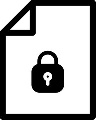 security document lock icon
