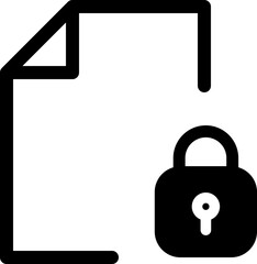 security document lock icon
