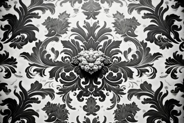 Damask Material Structure Background - Generative AI