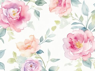 watercolor floral background wallpaper texture