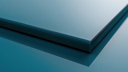 Solid teal blue surface with a hint of gloss, offering a modern and sleek look for any design project.