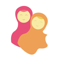 Islamic ramadan vector illustration, prayer equipment