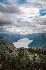clouds over the mountain