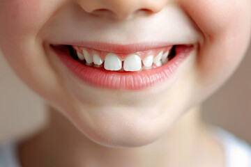 Fototapeta premium Cute little girl smiling