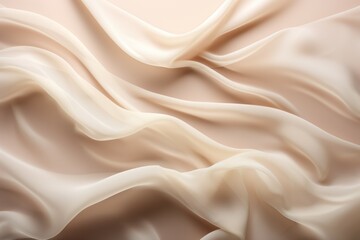 Obraz premium Muslin Material Structure Background - Generative AI