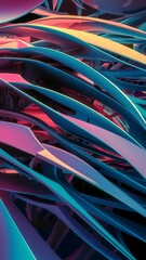 Abstract 3d render, background design, modern illustration wallpaper