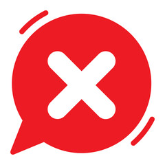 Obraz premium cross mark