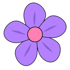 flower isolated on white