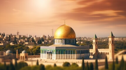 Obraz premium Golden Dome of the Rock