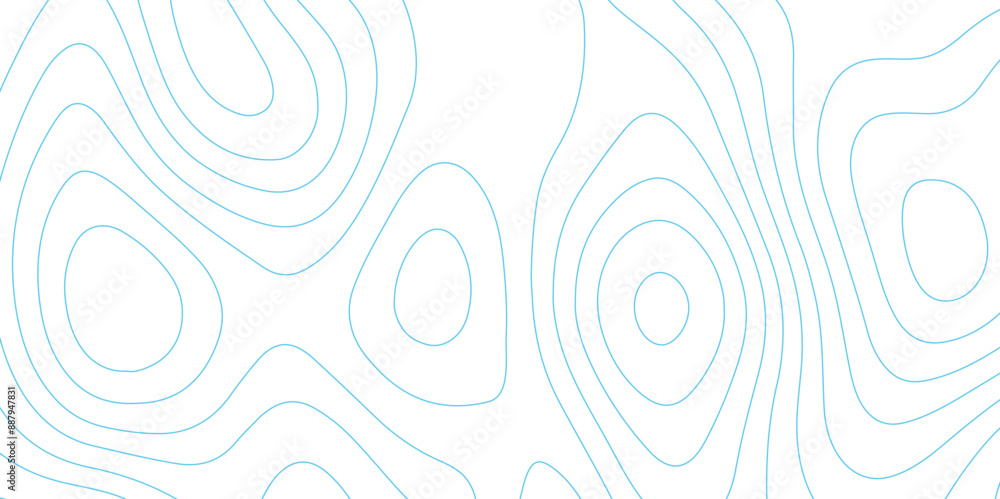 Poster abstract design with seamless pattern with lines topographic map. geographic mountain relief. retro 