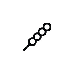 Satay icon design trendy