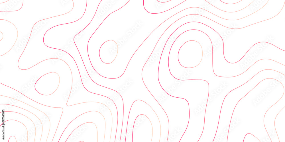 Poster abstract design with seamless pattern with lines topographic map. geographic mountain relief. retro 