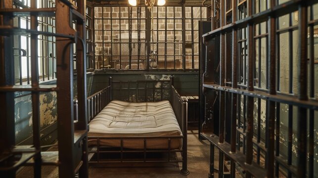 Cowboy Day Western Jail An interior view of a Western jail