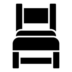 Chair filled line icon