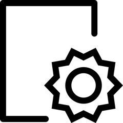 system setting Document icon
