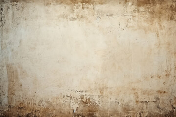 Processed collage of ancient scroll sheet of brown aged paper texture. Background for banner