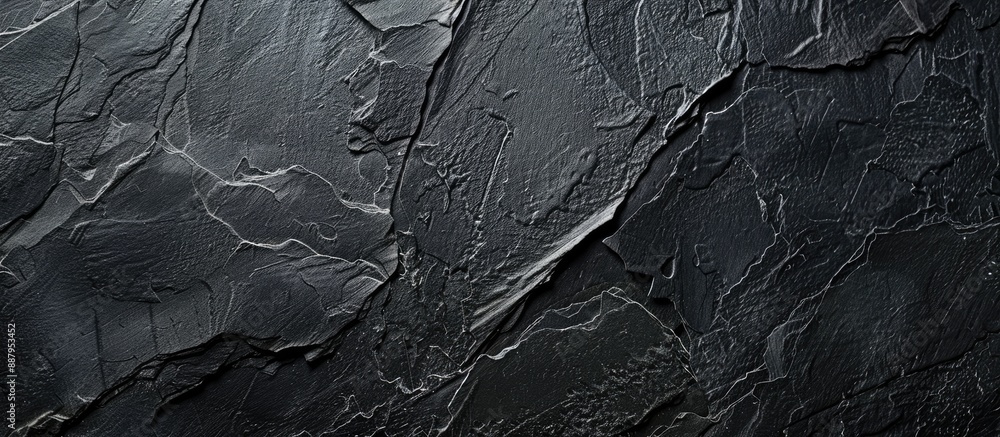 Poster background with a black paper texture suitable for copy space image