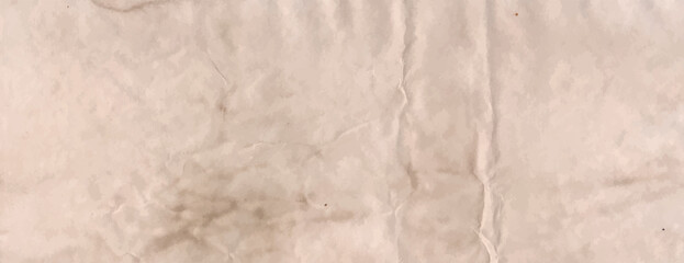 Old Paper texture background of old page isolated on brown long, web, background. Vector illustration. Image trace.