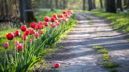 Path of Tulips.