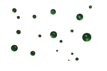 green, aqua, drops, water, bubble, glass