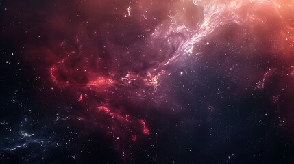 Cosmic Nebula with Stars