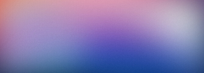 Noisy blue black abstract background. Colorful gradient. Holographic blurred grainy gradient banner background texture.