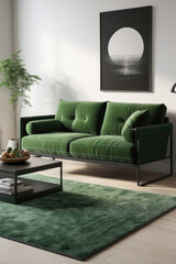 livingroom Interior Design with various types and styles of decoration