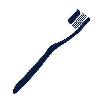 recommend clip art: toothbrush, black and white  silhouette