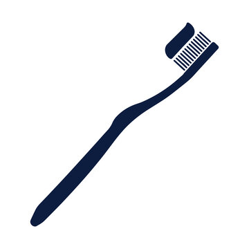 recommend clip art: toothbrush, black and white  silhouette