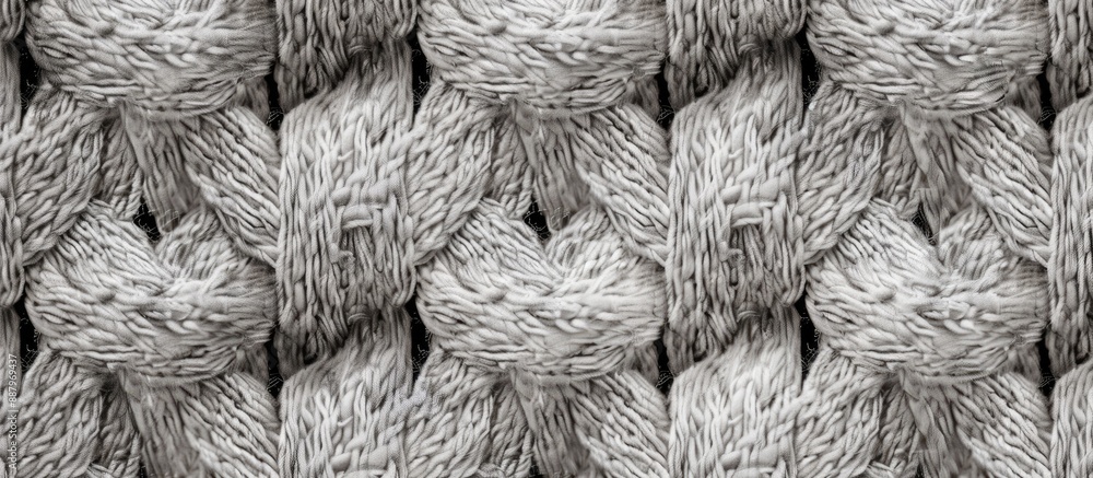 Aufkleber a seamless woven cloth pattern in a soft gray texture creates a blank casual backdrop design suitabl