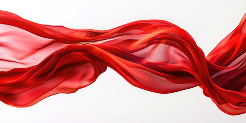 red textile fabric ribbon background, fashion beauty sale discount banner for clothing garment clothes fabric shop ad. elegant luxury Christmas advertisement background