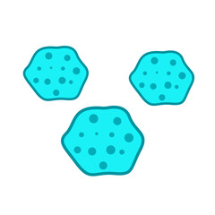 germs and viruses bacteria vector 3d rendering