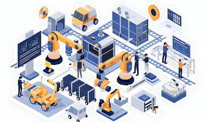 Obraz premium engineering and construction concept.