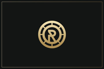 R Letter Trademark Brand Logo