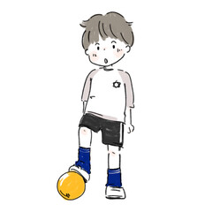 サッカー少年