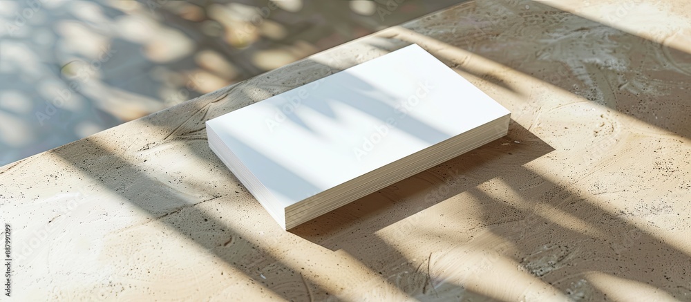 Poster template for a business card with an empty copy space image