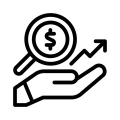 investment line icon