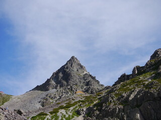 北アルプスの名峰「槍ヶ岳」