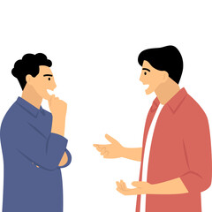 Fototapeta premium People Talking Illustration