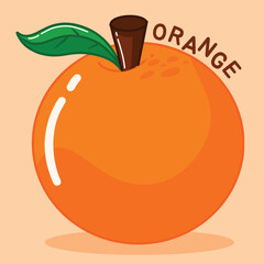 orange illustration orange big ball