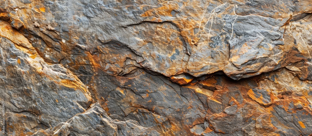 Poster close up of textured brown and gray stone surface with room for a copy space image