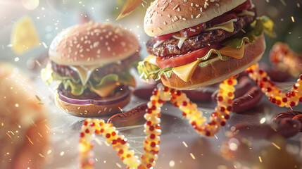 the effect of junk food fast food on DNA, genetically modified products